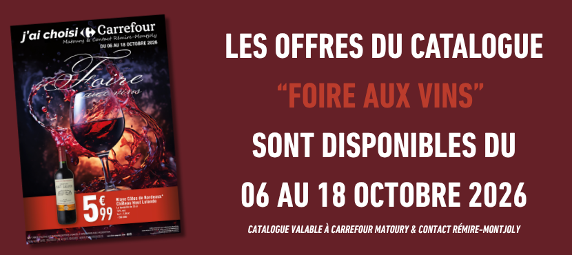 NOUVEAU CATALOGUE : FOIRE AUX VINS